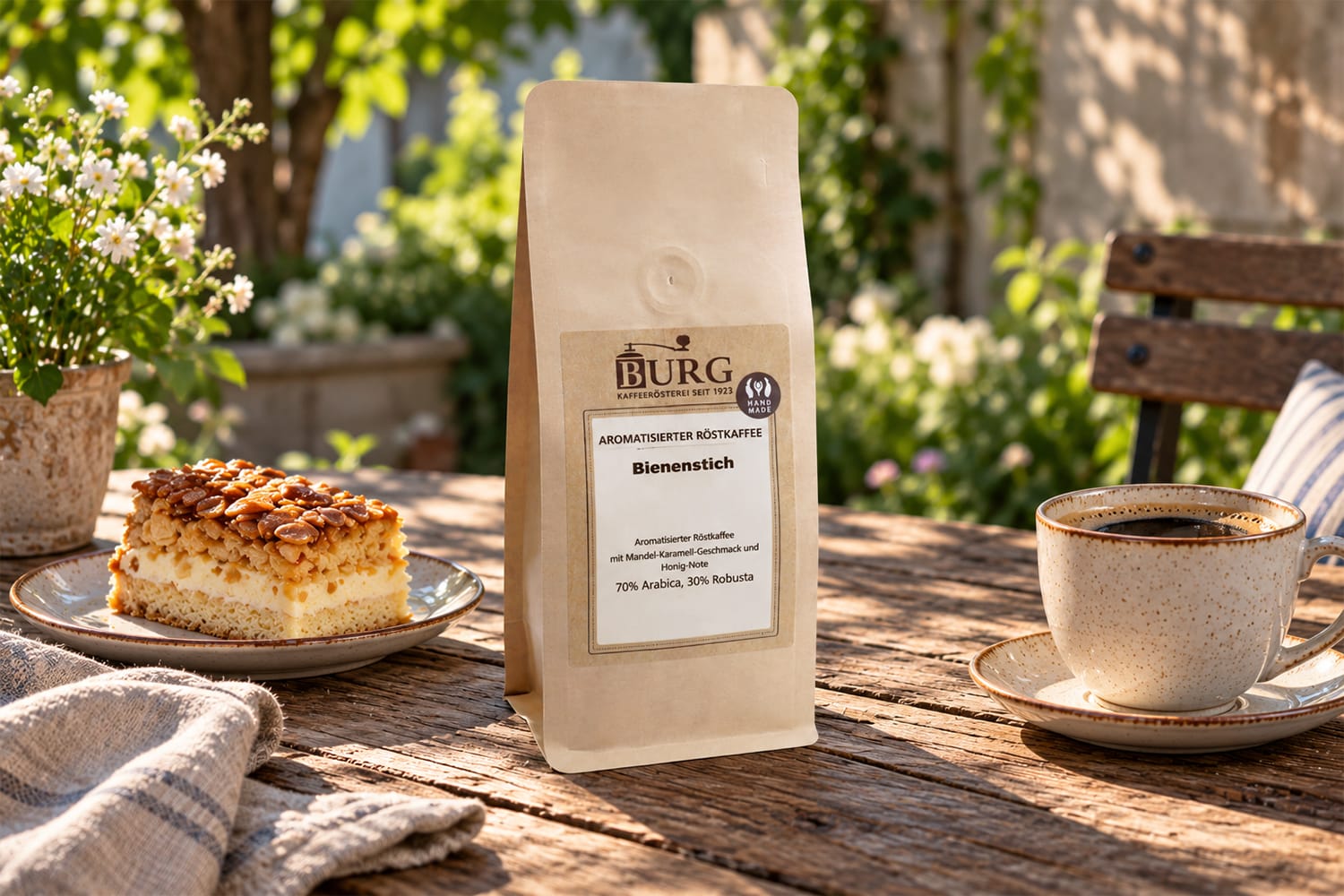Bienenstich 250g, aromatisierter Kaffee