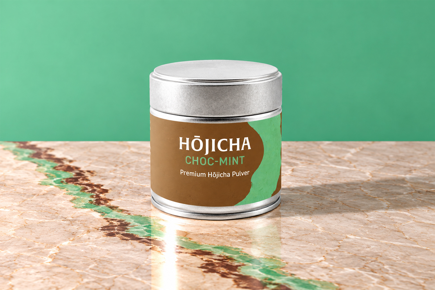 Hōjicha Choc-Mint, 30 g in Dose
