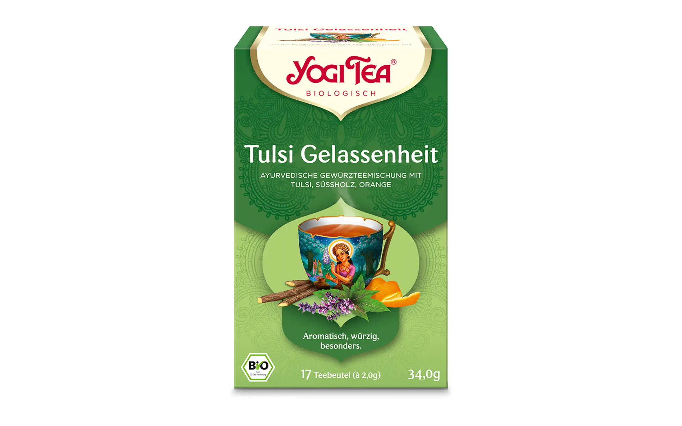 BIO Yogi Tea® Tulsi Gelassenheit, 17 Teebeutel à 2,0 g