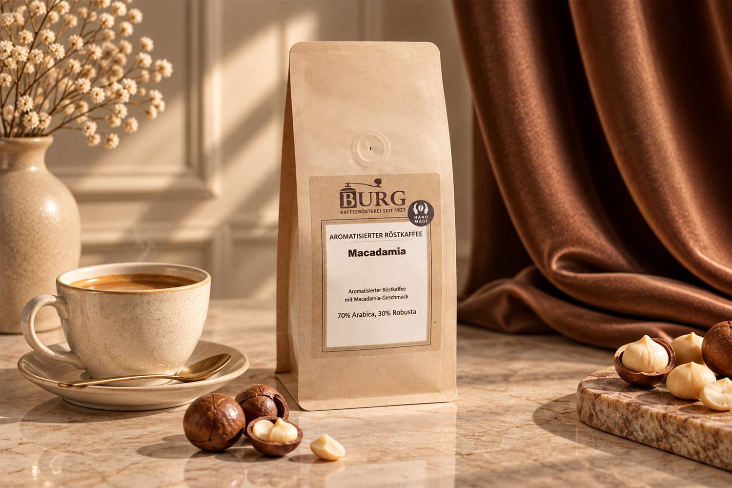 Macadamia 250g, aromatisierter Kaffee
