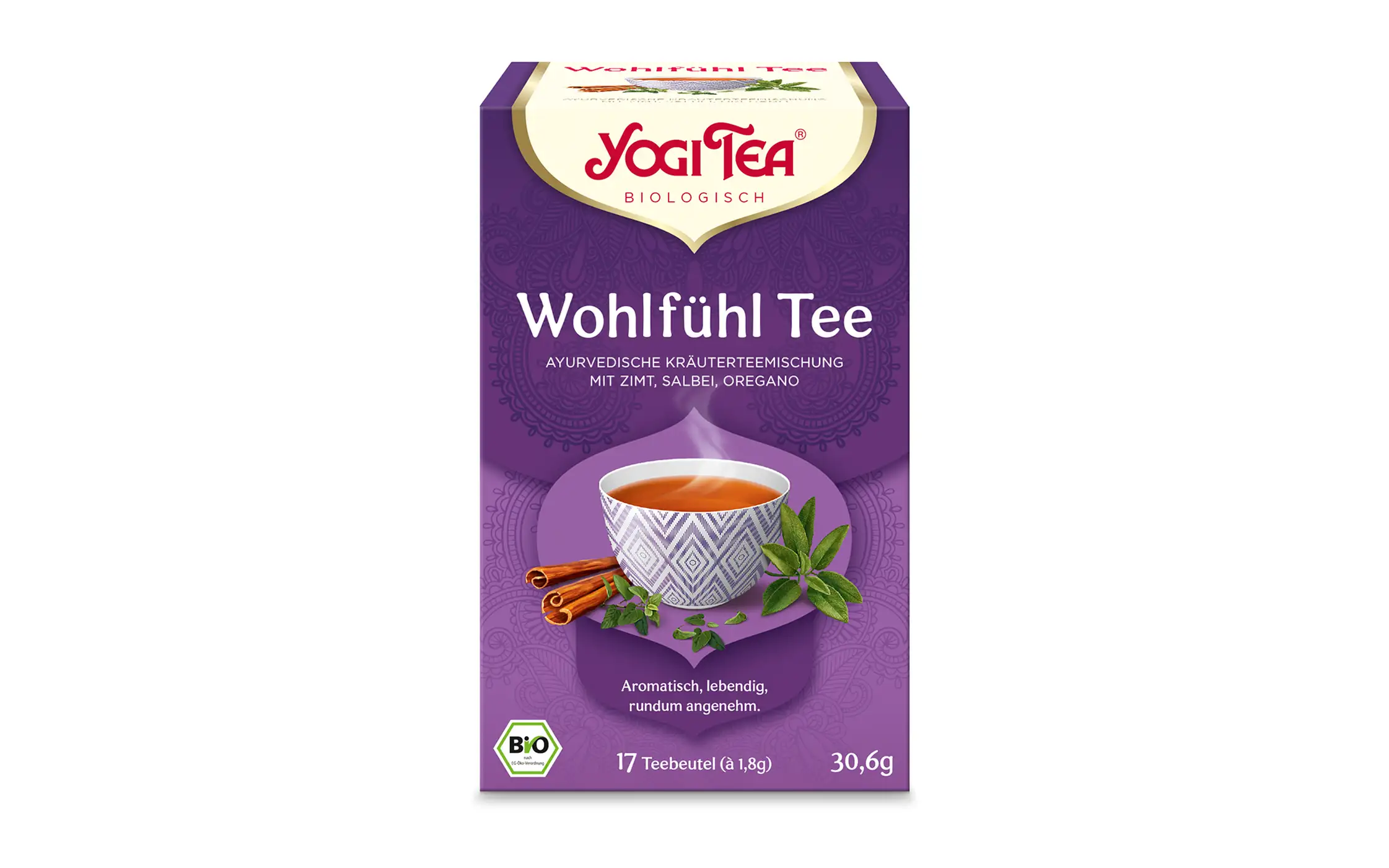 BIO Yogi Tea® Wohlfühl Tee, 17 Teebeutel à 1,8 g