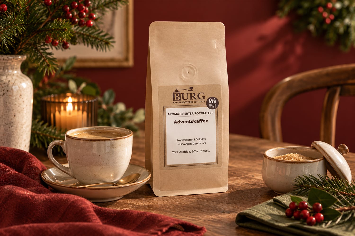 Adventskaffee 250g, aromatisierter Kaffee