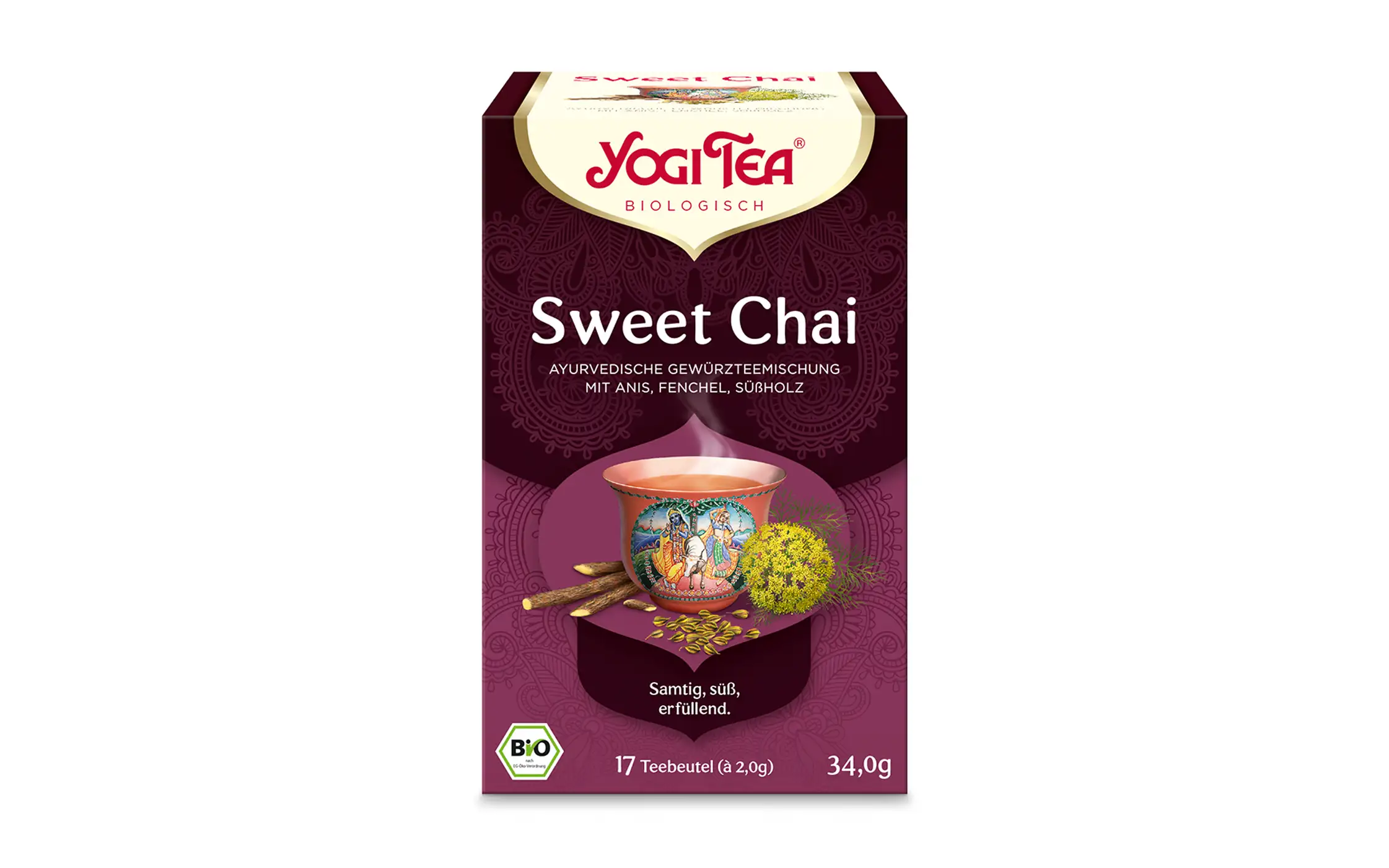 BIO Yogi Tea® Sweet Chai, 17 Teebeutel à 2,0 g