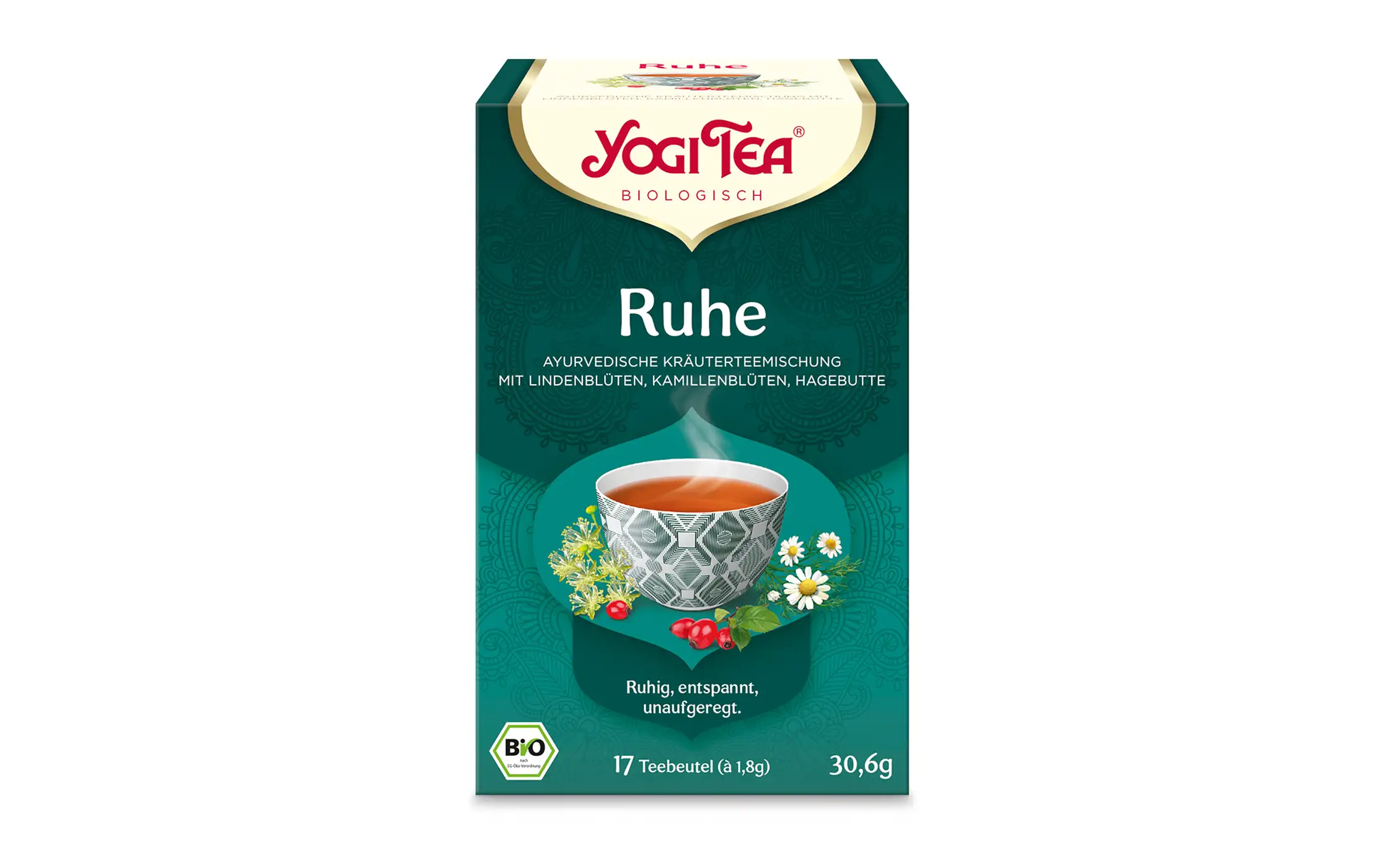 BIO Yogi Tea® Ruhe, 17 Teebeutel à 1,8 g