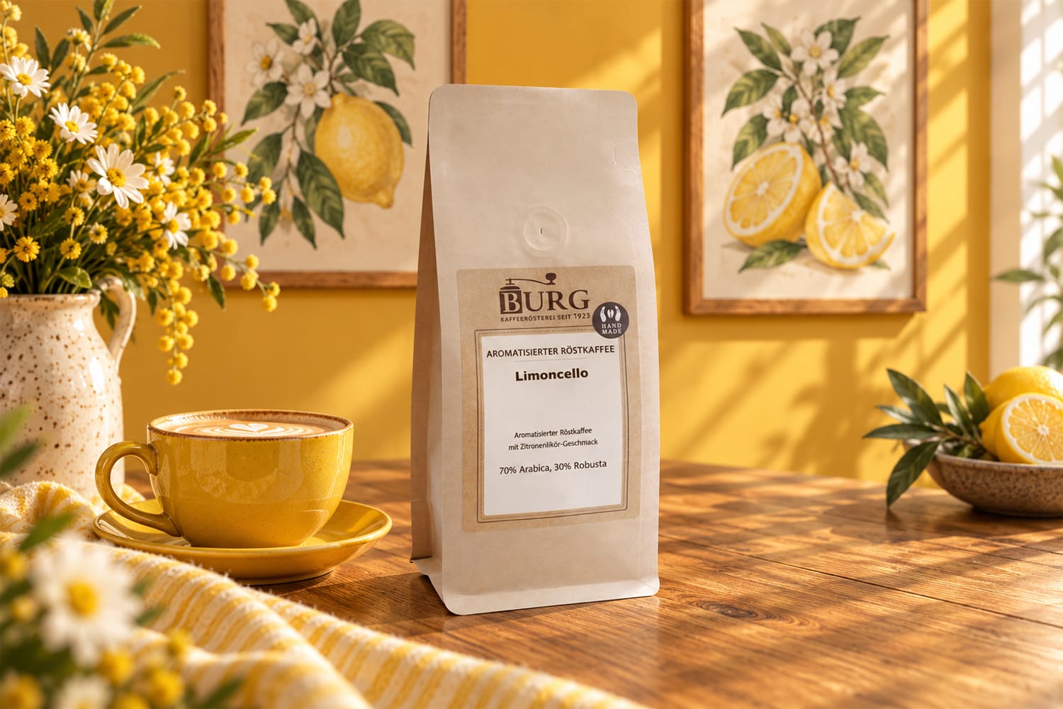 Limoncello 250g, aromatisierter Kaffee