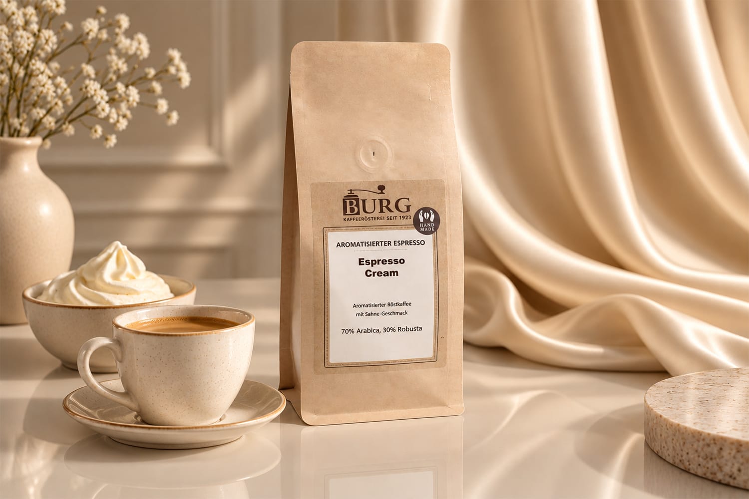 Espresso Cream 250g, aromatisierter Kaffee