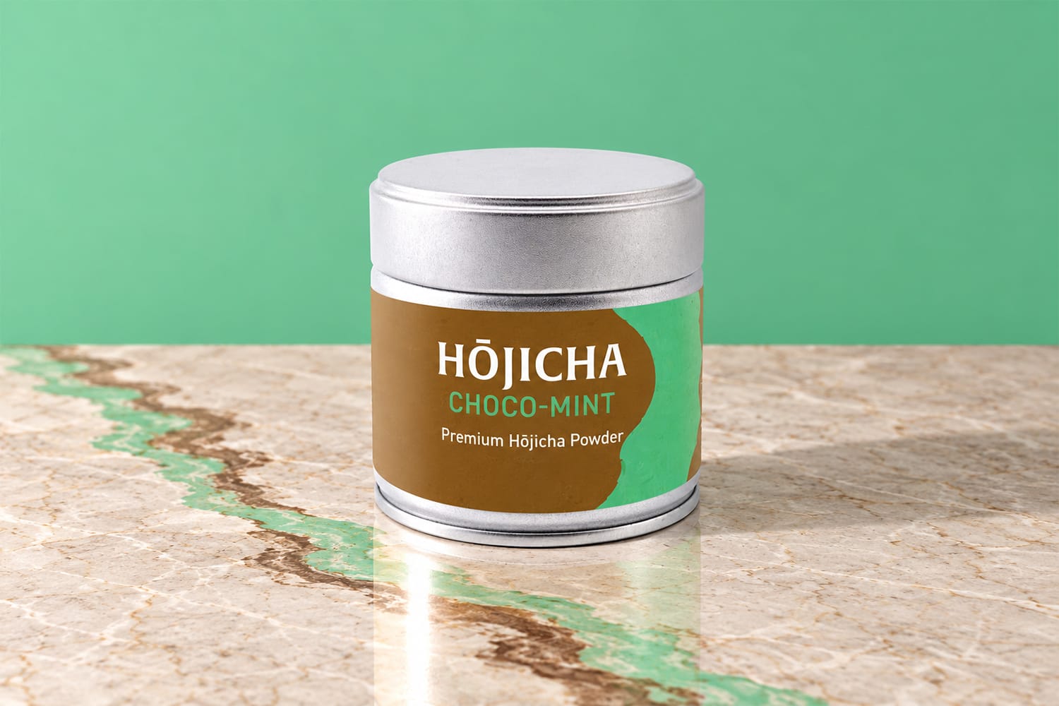 Hōjicha Choc-Mint, 30 g in Dose